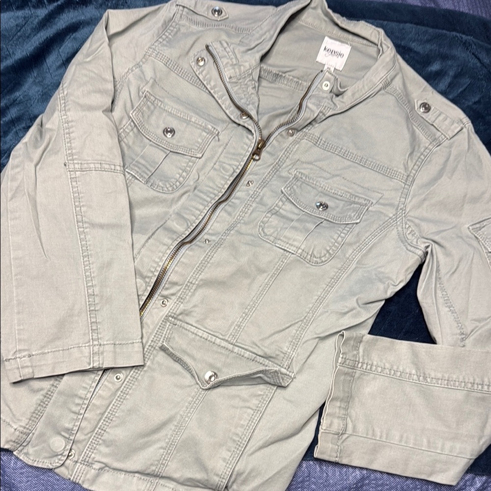 Kensie Light Gray Women's Jacket